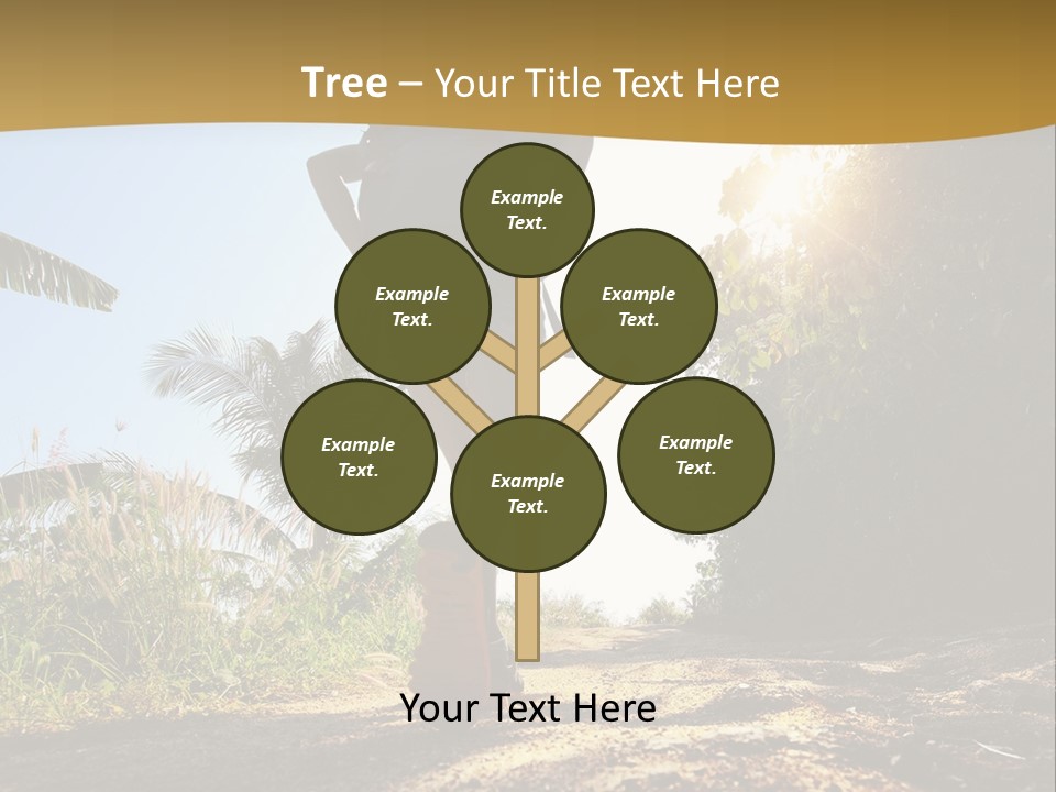 Aim Off Road Trek PowerPoint Template