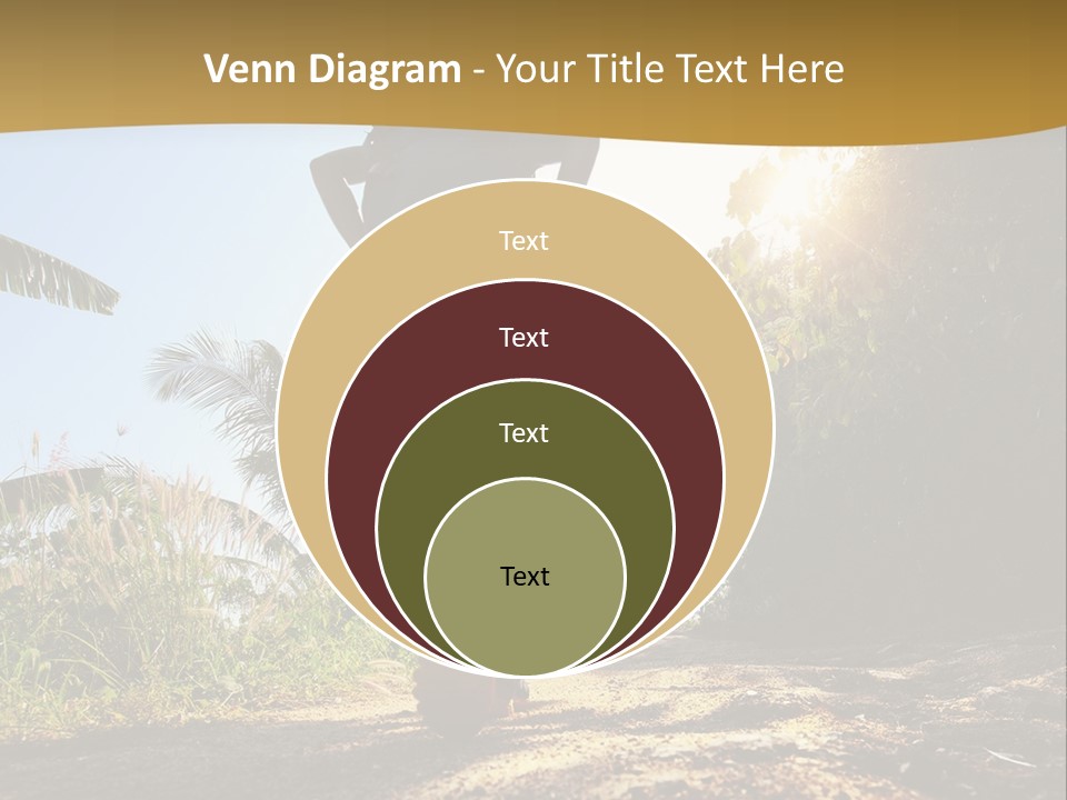 Aim Off Road Trek PowerPoint Template