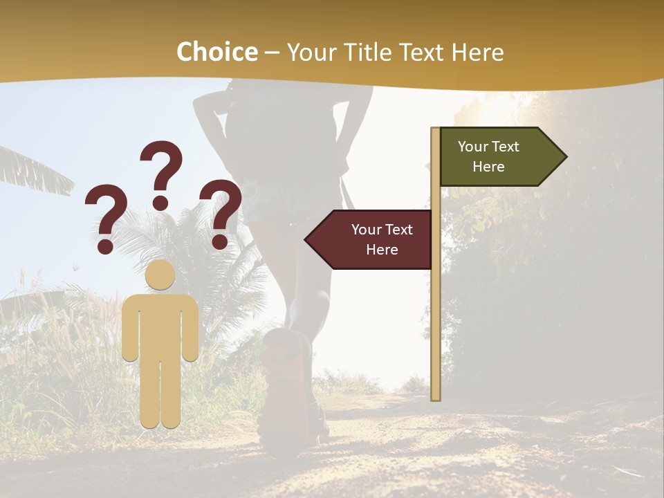 Aim Off Road Trek PowerPoint Template