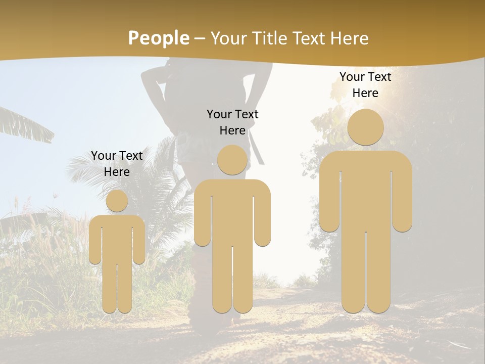 Aim Off Road Trek PowerPoint Template