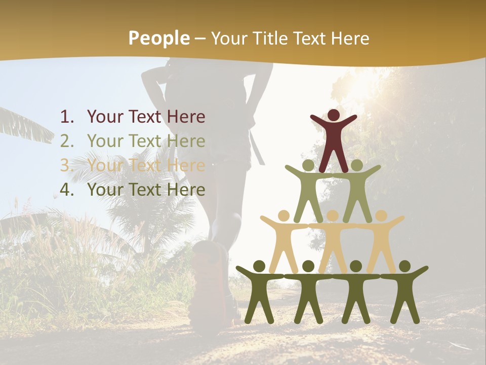 Aim Off Road Trek PowerPoint Template