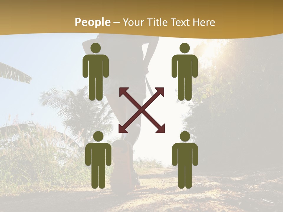 Aim Off Road Trek PowerPoint Template