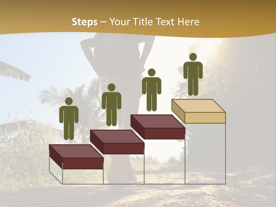 Aim Off Road Trek PowerPoint Template