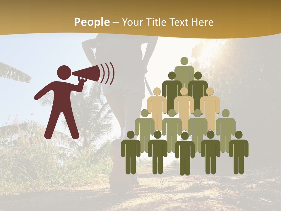 Aim Off Road Trek PowerPoint Template