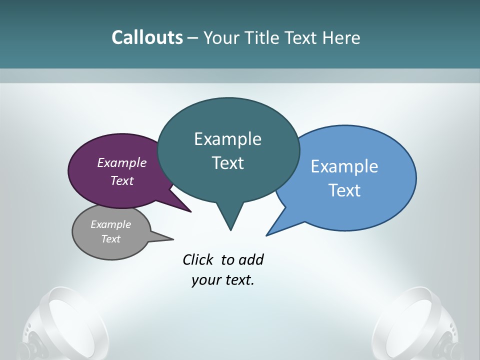 Spot Glow Celebration PowerPoint Template