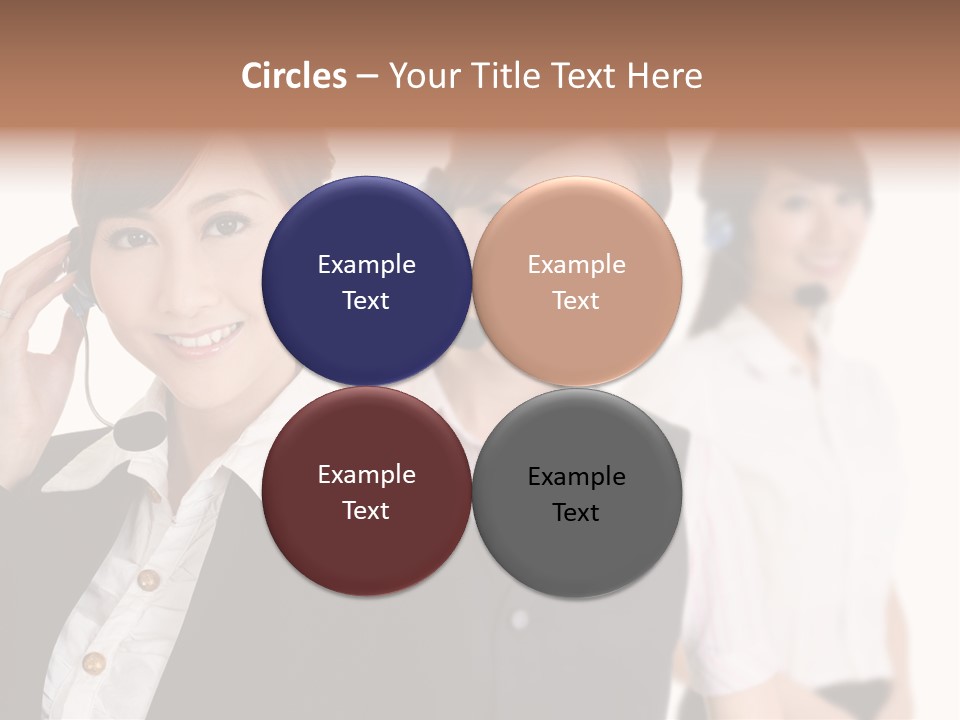 Office Assistant Businesswoman PowerPoint Template