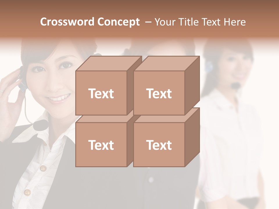 Office Assistant Businesswoman PowerPoint Template