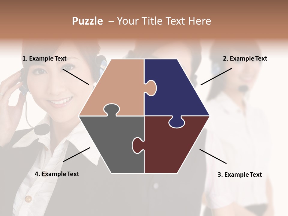 Office Assistant Businesswoman PowerPoint Template