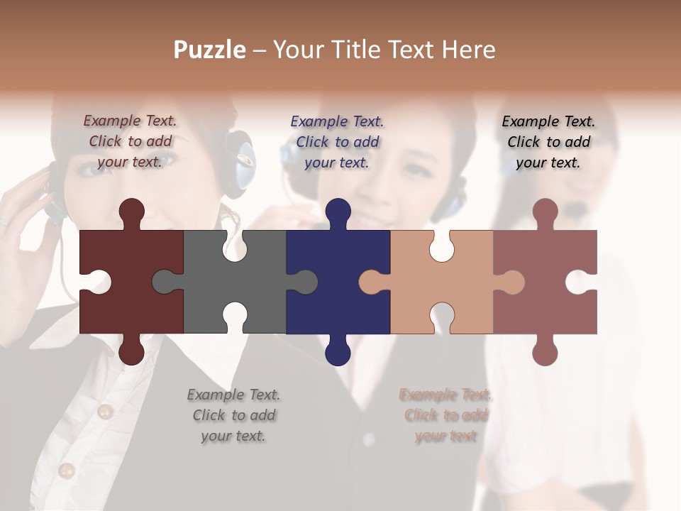 Office Assistant Businesswoman PowerPoint Template