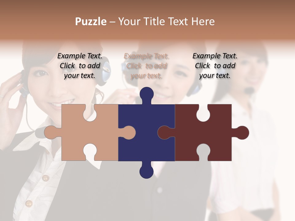 Office Assistant Businesswoman PowerPoint Template