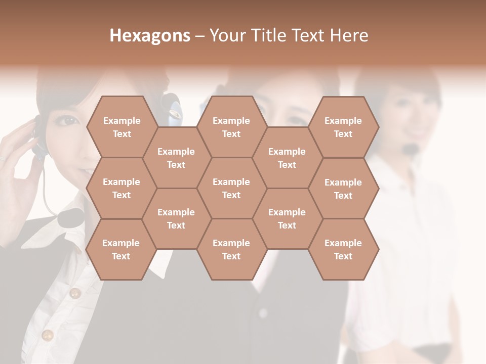 Office Assistant Businesswoman PowerPoint Template