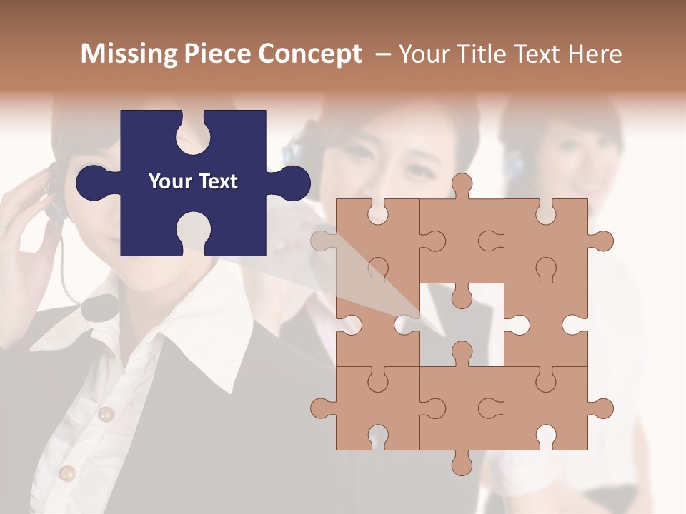 Office Assistant Businesswoman PowerPoint Template