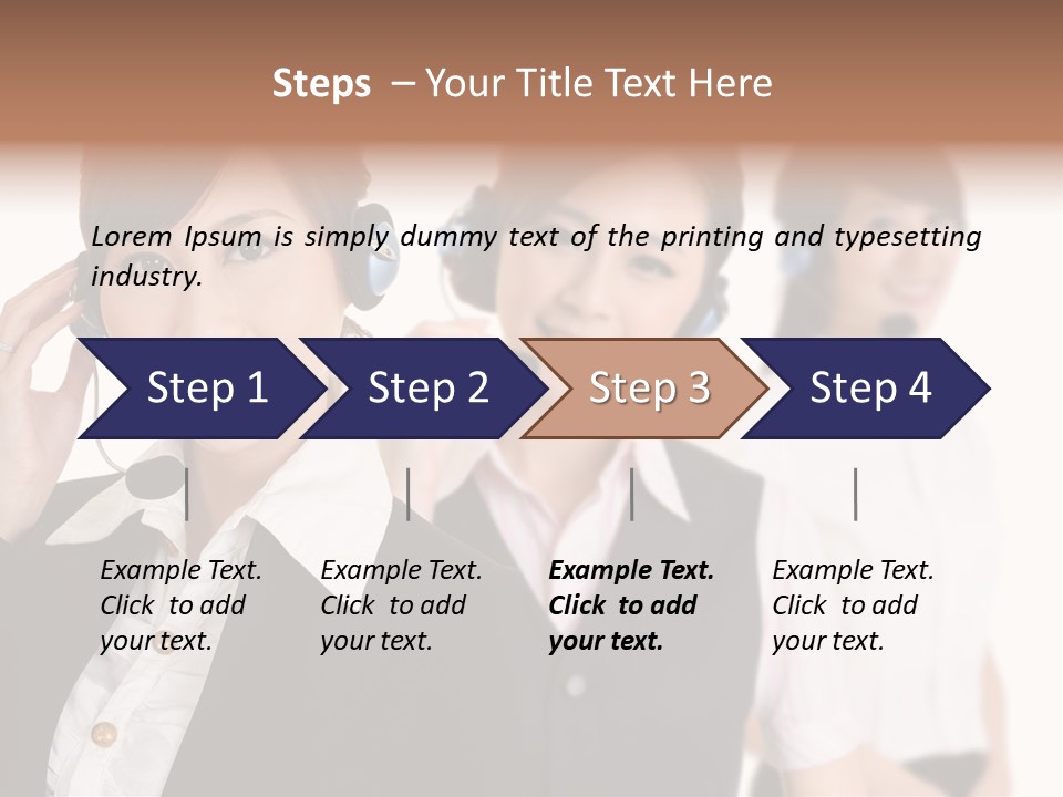 Office Assistant Businesswoman PowerPoint Template