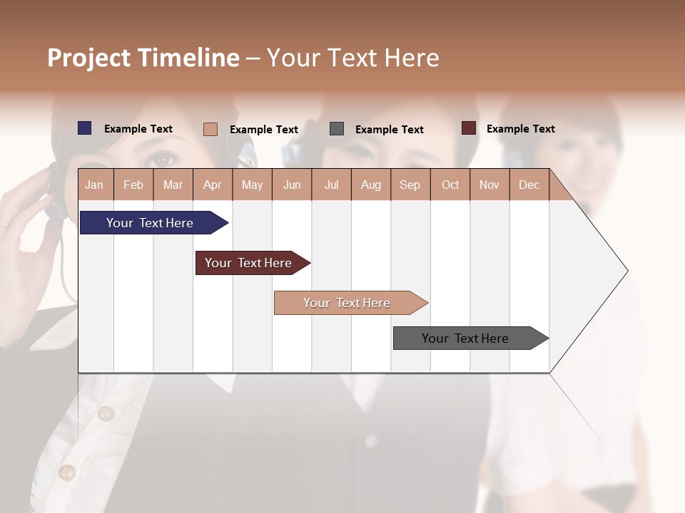 Office Assistant Businesswoman PowerPoint Template