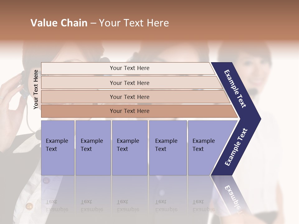 Office Assistant Businesswoman PowerPoint Template