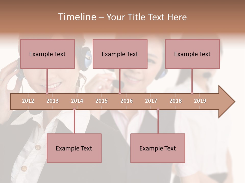 Office Assistant Businesswoman PowerPoint Template