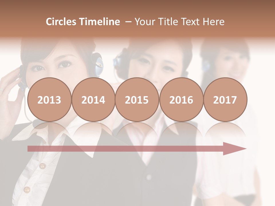 Office Assistant Businesswoman PowerPoint Template