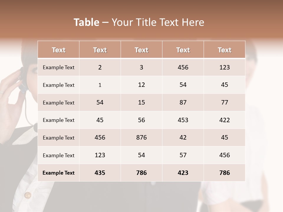 Office Assistant Businesswoman PowerPoint Template