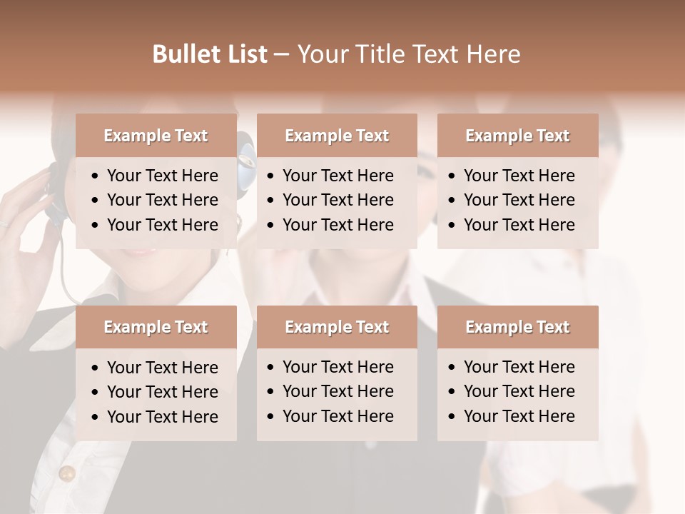 Office Assistant Businesswoman PowerPoint Template