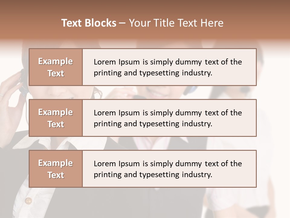 Office Assistant Businesswoman PowerPoint Template