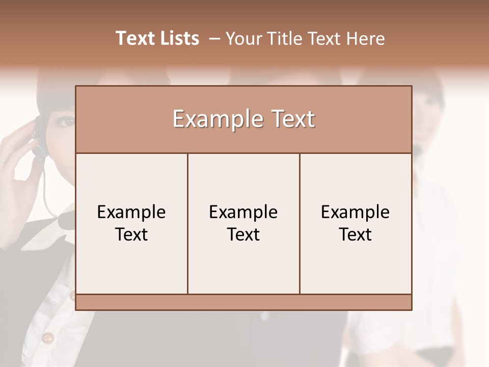 Office Assistant Businesswoman PowerPoint Template