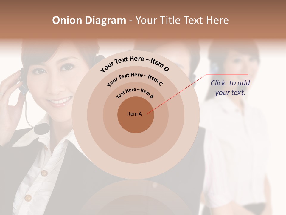 Office Assistant Businesswoman PowerPoint Template