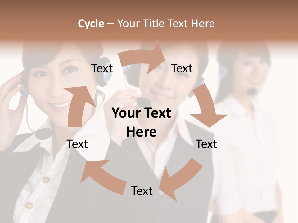 Office Assistant Businesswoman PowerPoint Template