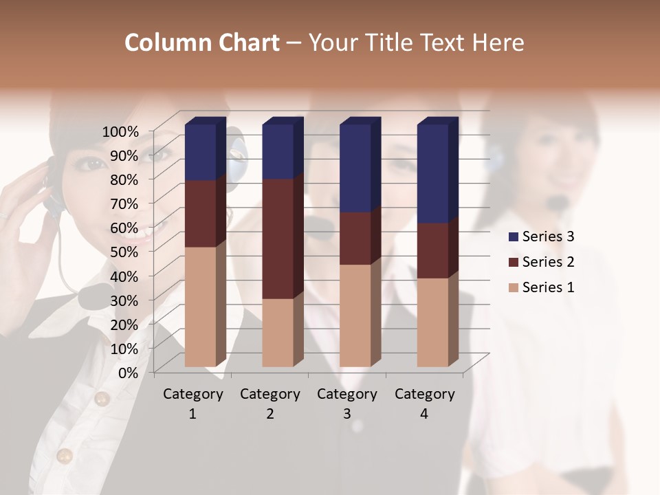 Office Assistant Businesswoman PowerPoint Template