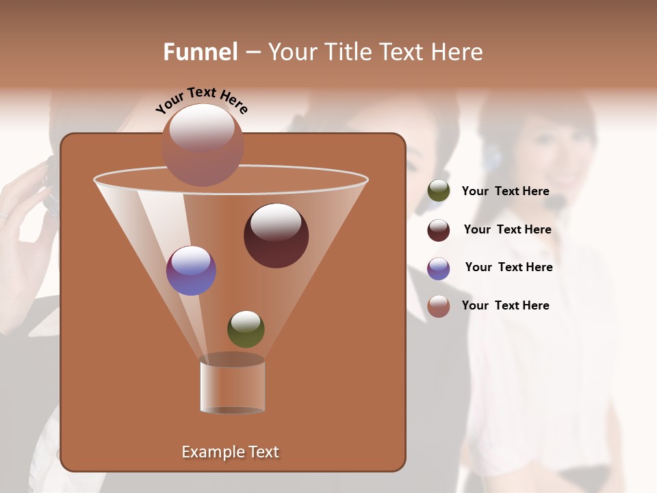 Office Assistant Businesswoman PowerPoint Template