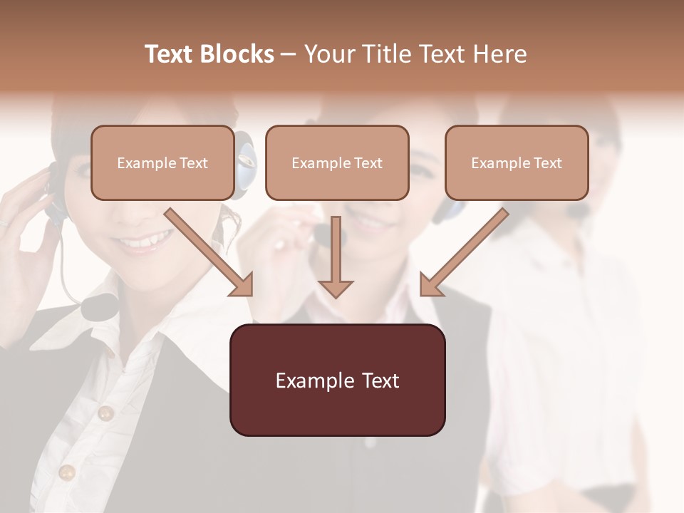 Office Assistant Businesswoman PowerPoint Template