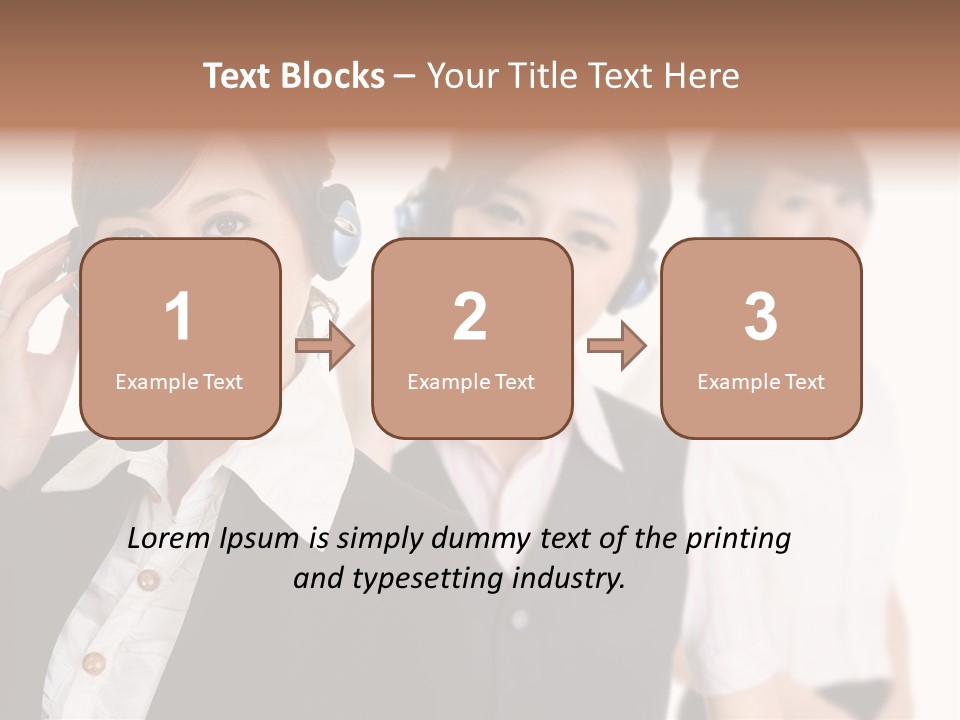Office Assistant Businesswoman PowerPoint Template