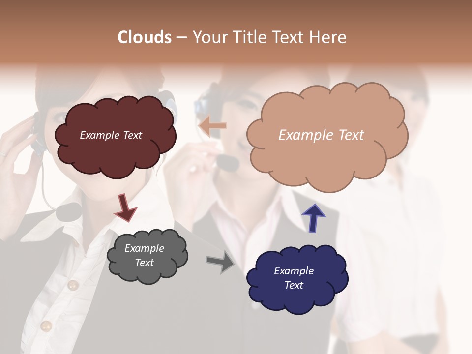 Office Assistant Businesswoman PowerPoint Template