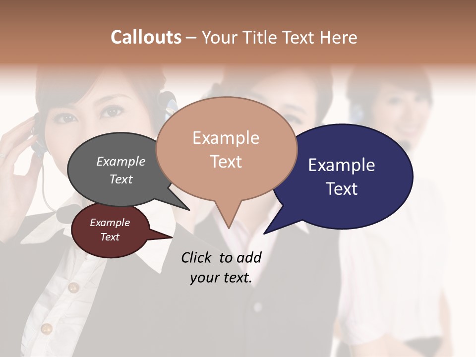 Office Assistant Businesswoman PowerPoint Template