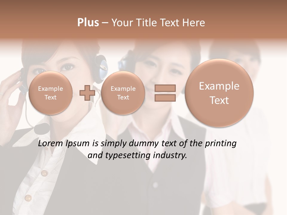 Office Assistant Businesswoman PowerPoint Template