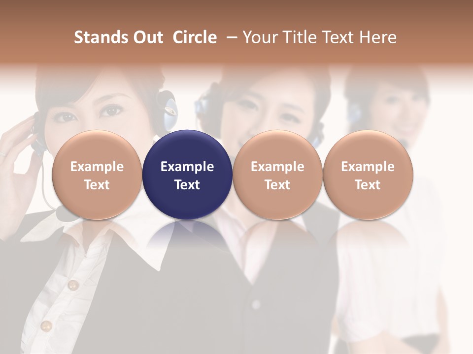 Office Assistant Businesswoman PowerPoint Template