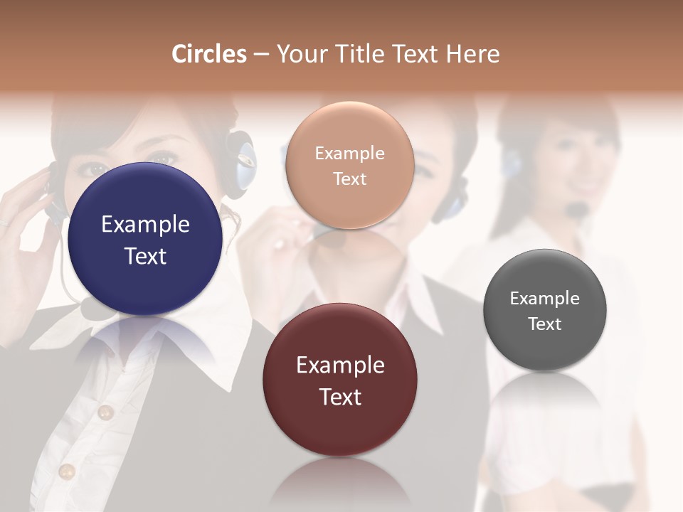 Office Assistant Businesswoman PowerPoint Template