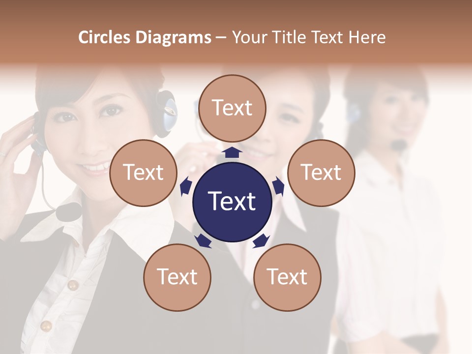 Office Assistant Businesswoman PowerPoint Template