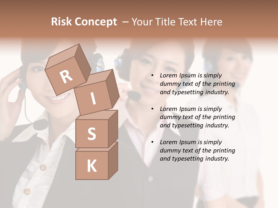 Office Assistant Businesswoman PowerPoint Template