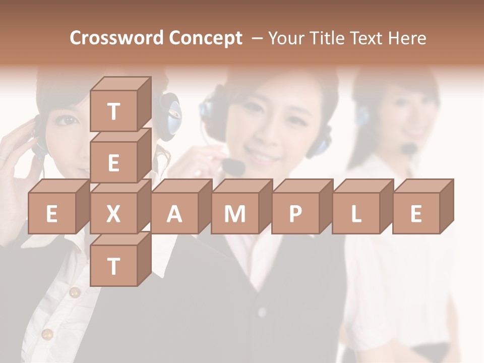 Office Assistant Businesswoman PowerPoint Template