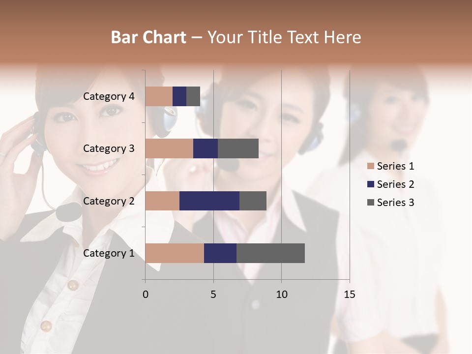 Office Assistant Businesswoman PowerPoint Template