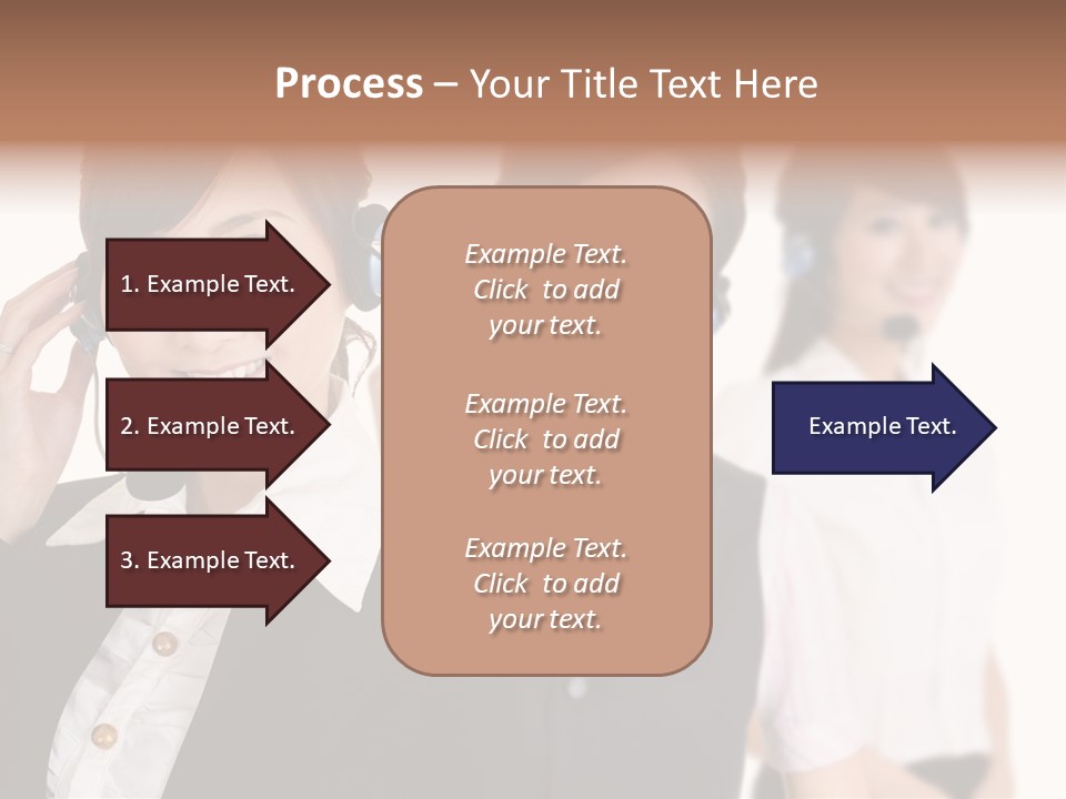 Office Assistant Businesswoman PowerPoint Template