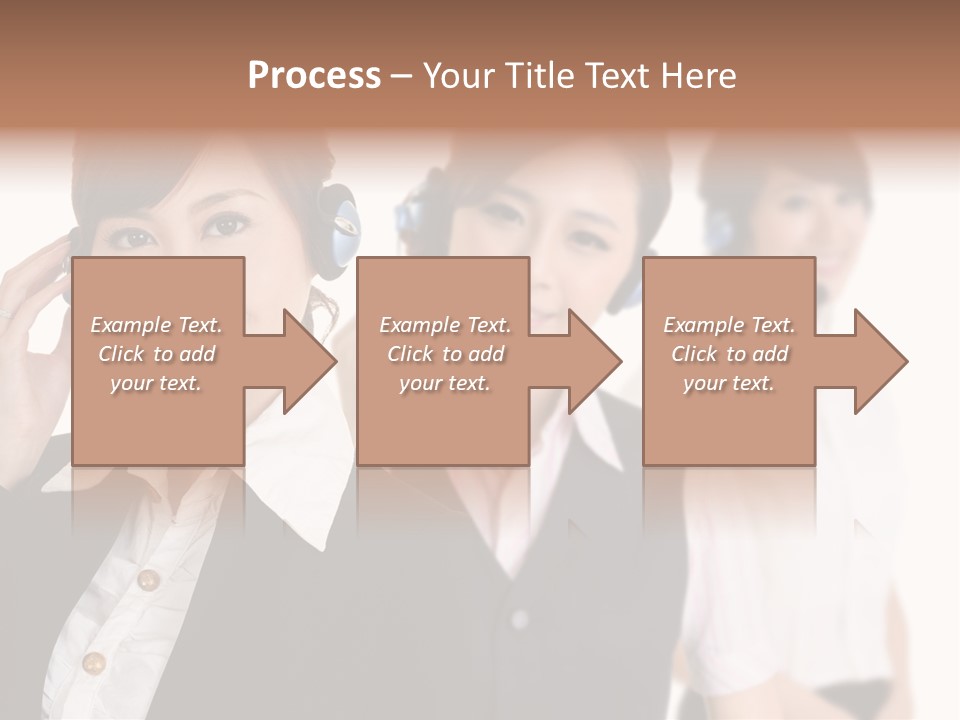 Office Assistant Businesswoman PowerPoint Template