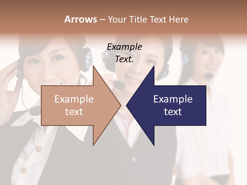 Office Assistant Businesswoman PowerPoint Template