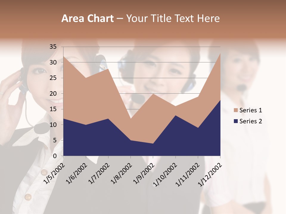Office Assistant Businesswoman PowerPoint Template