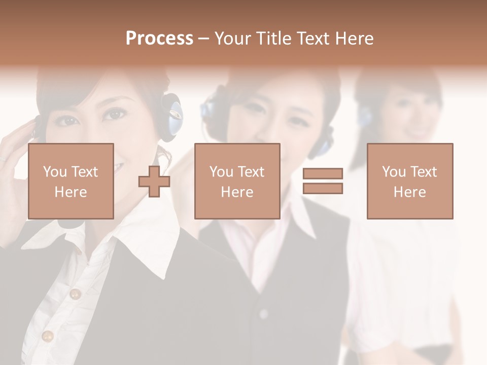 Office Assistant Businesswoman PowerPoint Template