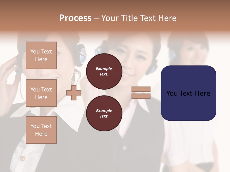 Office Assistant Businesswoman PowerPoint Template