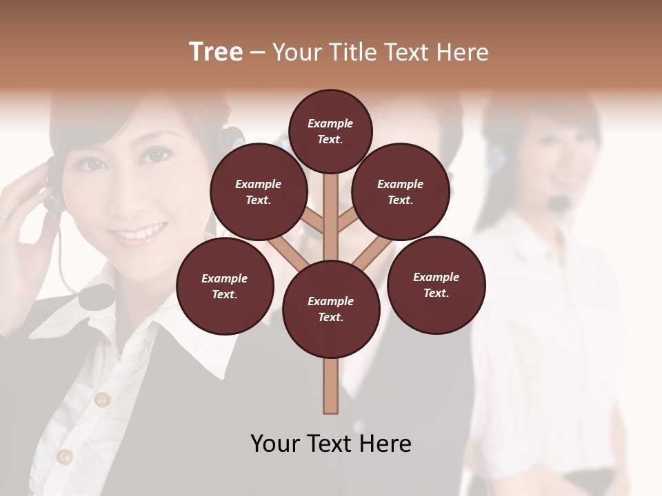 Office Assistant Businesswoman PowerPoint Template