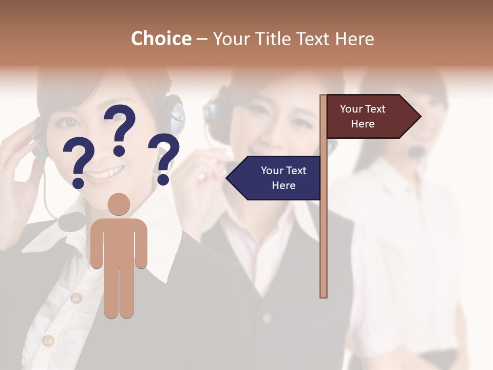 Office Assistant Businesswoman PowerPoint Template