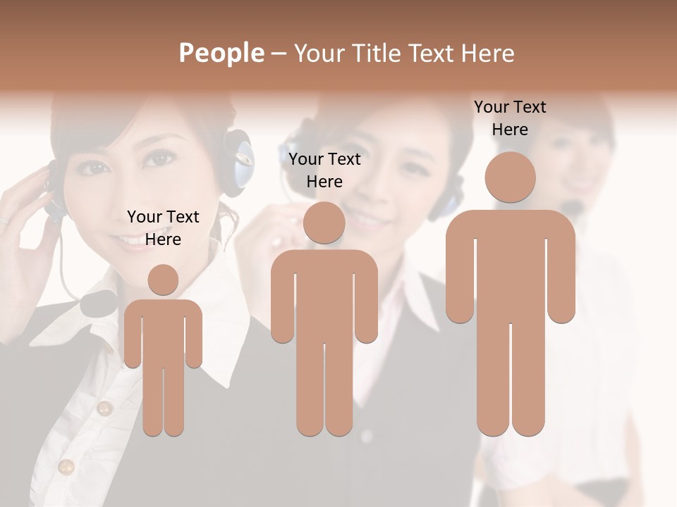 Office Assistant Businesswoman PowerPoint Template