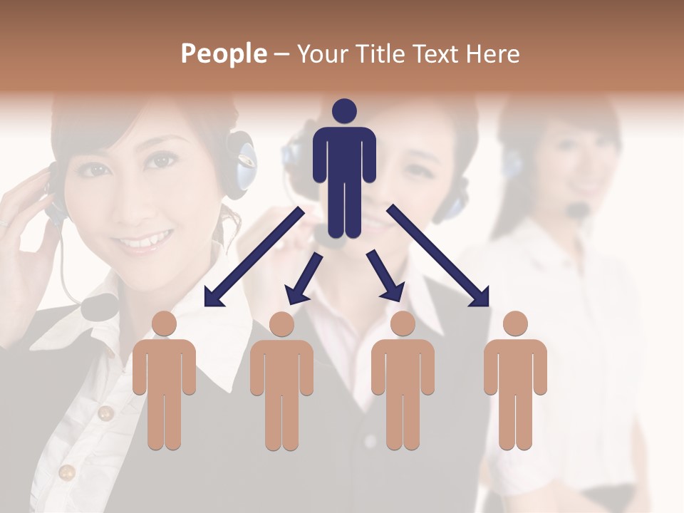 Office Assistant Businesswoman PowerPoint Template